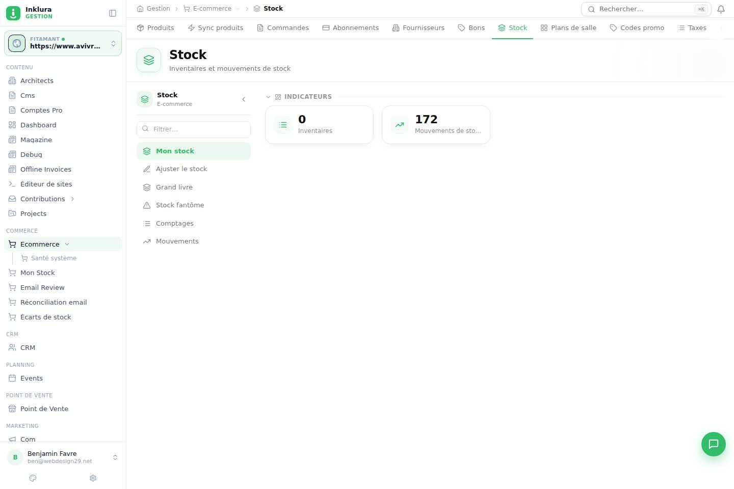 E-commerce — Stocks