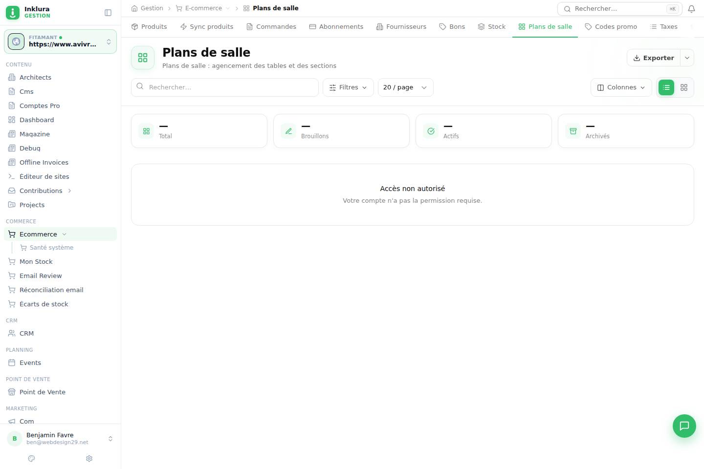 E-commerce — Floor Gestion