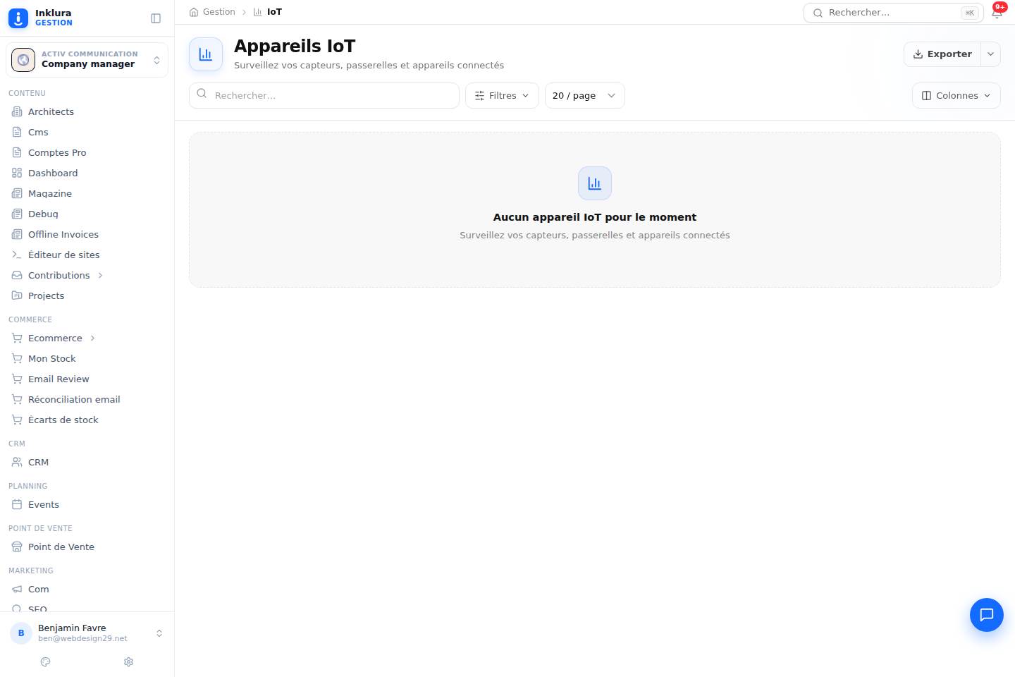 IoT — Vue d'ensemble de IoT