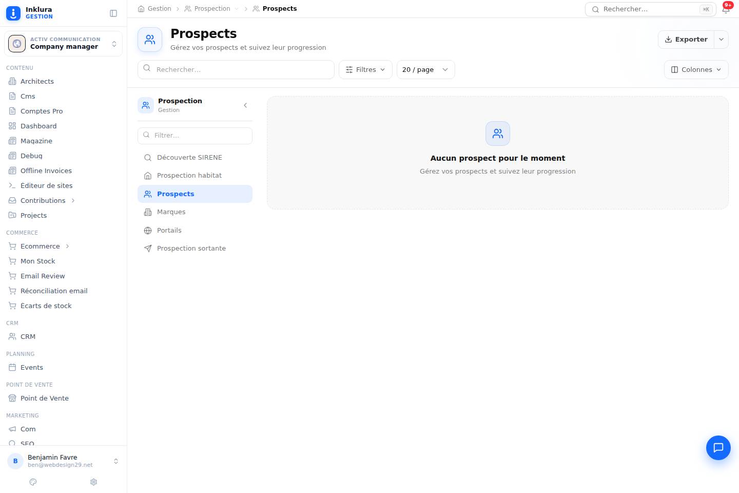 Prospection — Prospects